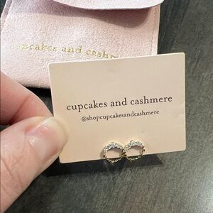 cupcakes & cashmere “Gwen” Hoop Earrings
